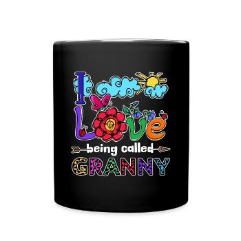 Cool Statement Seniorin Großmutter Oma Superoma - Tasse einfarbig - Schwarz - Vorne