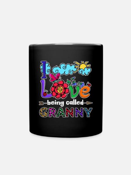 Cool Statement Seniorin Großmutter Oma Superoma - Tasse einfarbig - Schwarz