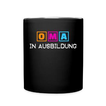 Alte Frau Statement Großmutter Oma Rentnerin - Tasse einfarbig - Schwarz - Vorne
