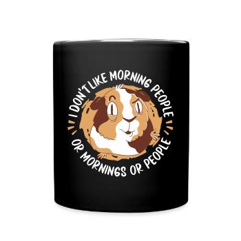 Hamster - Tasse einfarbig - Schwarz - Vorne