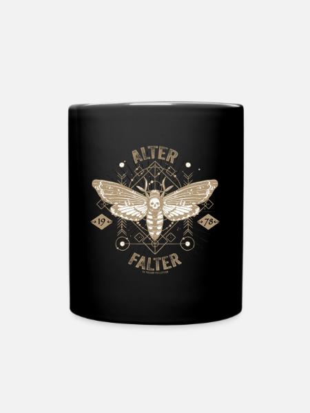 Vintage Alter Falter 1978 - Tasse einfarbig - Schwarz