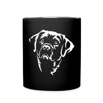 Labrador Head "Black Edition" - Full Colour Mug - black - Front