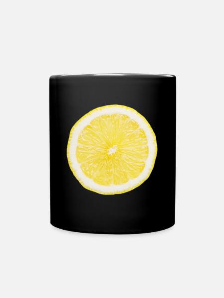 Demi-citron - Mug uni - noir