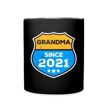 Großmutter Oma Statement Rentnerin Großmama - Tasse einfarbig - Schwarz - Vorne