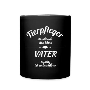 Tierpfleger - Tasse einfarbig - Schwarz - Vorne