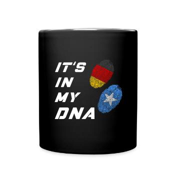 In my DNA Germany / Somalia - Full Colour Mug - black - Front