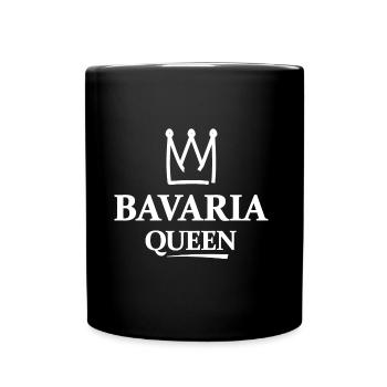 Reine de Bavière - Mug uni - noir - Devant