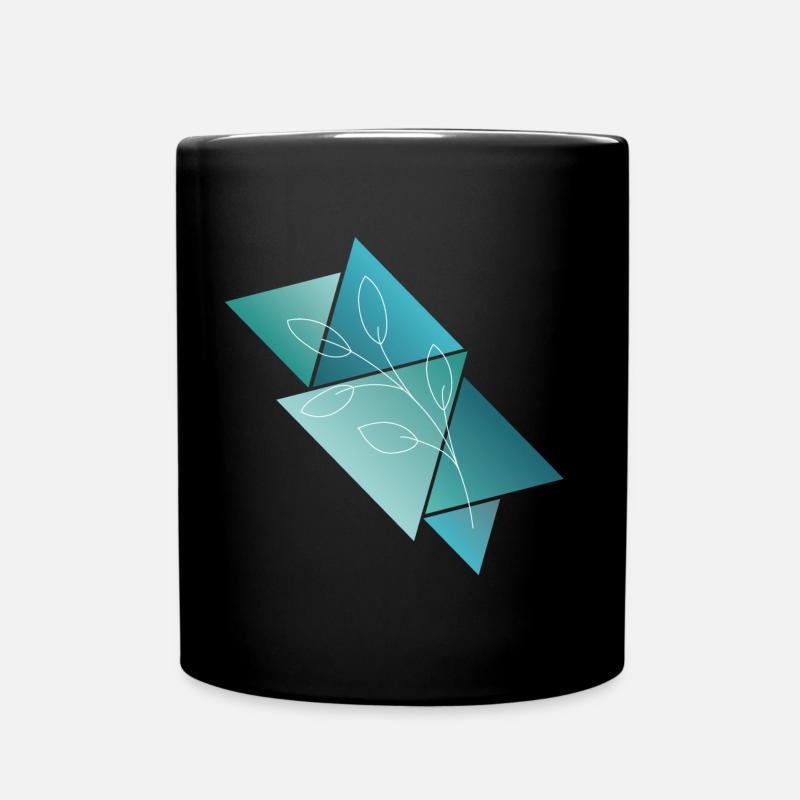 Triangleplant - Full Colour Mug - black