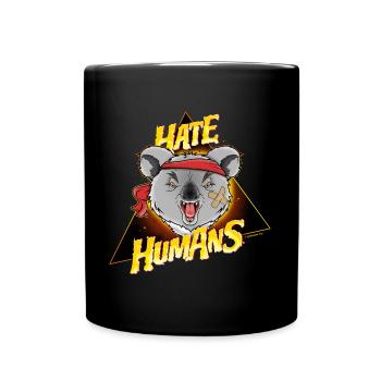 KOALA HATE HUMANS - Mug uni - noir - Devant