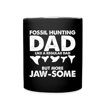 Conception de l’archéologie fossile Fossiles Chasseurs de fossiles - Mug uni - noir - Devant