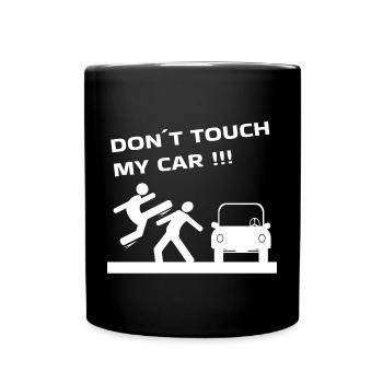 Auto CAR DON'T TOUCH MY CAR - Tasse einfarbig - Schwarz - Vorne