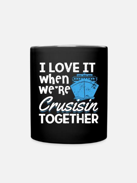 Kreuzfahrt - Tasse einfarbig - Schwarz