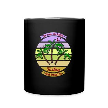 Turkey Holidays - Full Colour Mug - black - Front