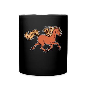 Gallop Horse Love Icelandic Horses Horse Fool Horses - Full Colour Mug - black - Front