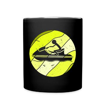 Jetski Retro - Full Colour Mug - black - Front