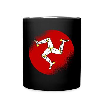 Isle of Man Flagge Triskele Flag of Isle of Man - Full Colour Mug - black - Front