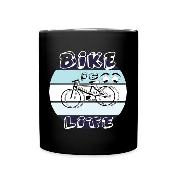Cyclistes Cyclistes Cyclistes - Mug uni - noir - Devant