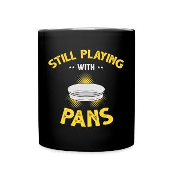 Gold Digger Gold Panning Gold Mining Designs - Full Colour Mug - black - Front