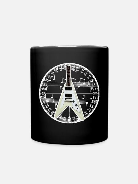 Heavy Guitar - Full Colour Mug - black