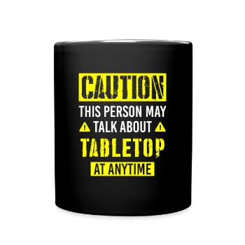 Board Game Strategist Player - Full Colour Mug - black - Front