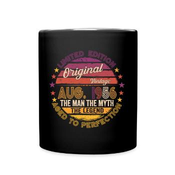 Original août 1956 66th Birthday Gift - Mug uni - noir - Devant