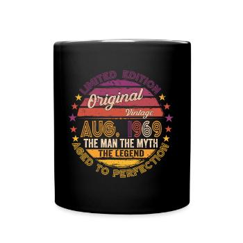 Original Août 1969 53ème anniversaire Cadeau Amusant - Mug uni - noir - Devant