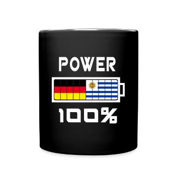 Germany and Uruguay Power 100% - Full Colour Mug - black - Front