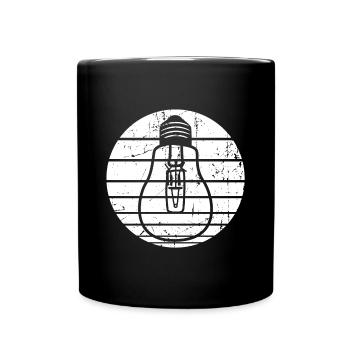 Lamp - Full Colour Mug - black - Front