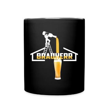 Brauherr - Tasse einfarbig - Schwarz - Vorne