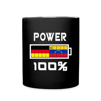 L’Allemagne et le Venezuela power 100% - Mug uni - noir - Devant