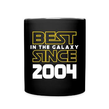 Best of the Galaxy 2004 18 Jahre Jubiläum - Tasse einfarbig - Schwarz - Vorne
