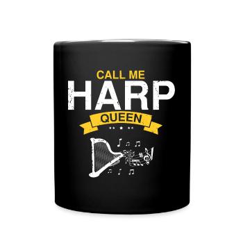 Conceptions de harpiste pour conceptions de harpiste - Mug uni - noir - Devant