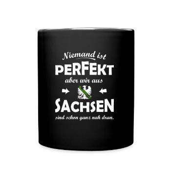 The perfect Saxons - Full Colour Mug - black - Front