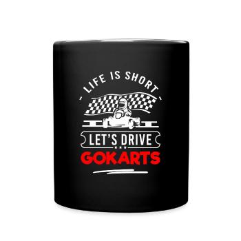 Kart Track Go Kart Racing Kart conduite - Mug uni - noir - Devant