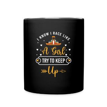 Pilote de karting - Mug uni - noir - Devant