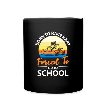 Kart Track Kart Driver Kartsport Race Track - Full Colour Mug - black - Front