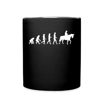 Chevaux vintage Chevaux islandais Cheval Amour Étalon - Mug uni - noir - Devant