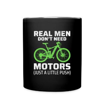 E-Bike Vélo électrique Vélo Cyclisme Biker VTT - Mug uni - noir - Devant