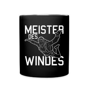 Parachutisme intérieur - Mug uni - noir - Devant