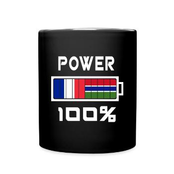 The Gambia and France feed - Full Colour Mug - black - Front