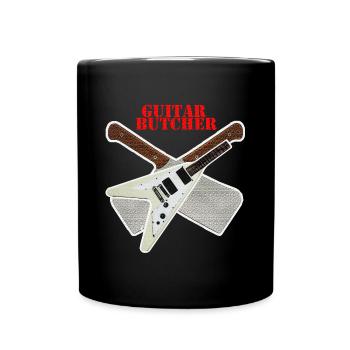 Boucher de guitare - Mug uni - noir - Devant