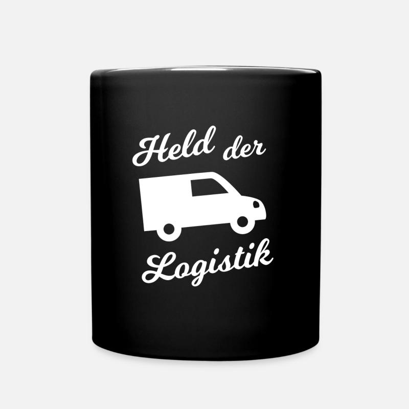 Der Logistiker - Tasse einfarbig - Schwarz