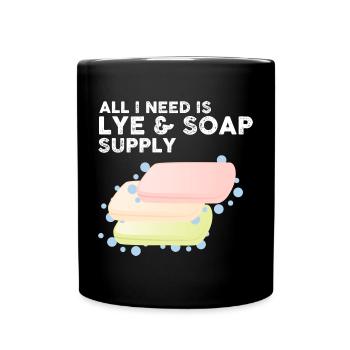 Conception de fabrication de savon pour les conceptions de fabricants de savon - Mug uni - noir - Devant