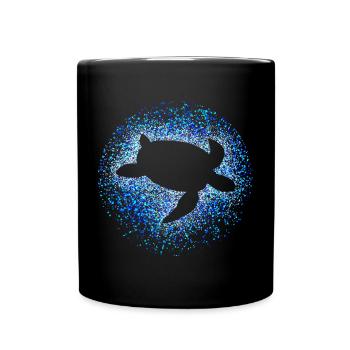 Sea turtle - Full Colour Mug - black - Front