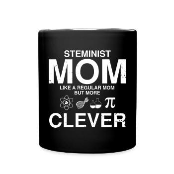 Professorin Steminist Designs für Equality Stem - Tasse einfarbig - Schwarz - Vorne