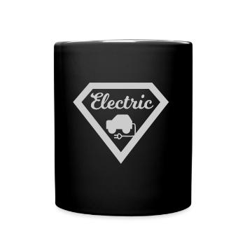 Electric Cars - Full Colour Mug - black - Front