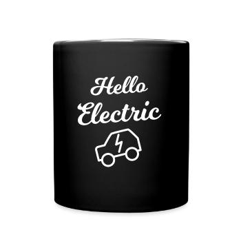 Autois électrique - Mug uni - noir - Devant