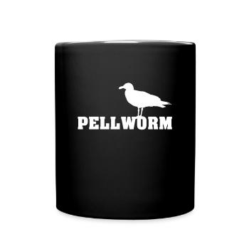 pellworm Insel - Tasse einfarbig - Schwarz - Vorne