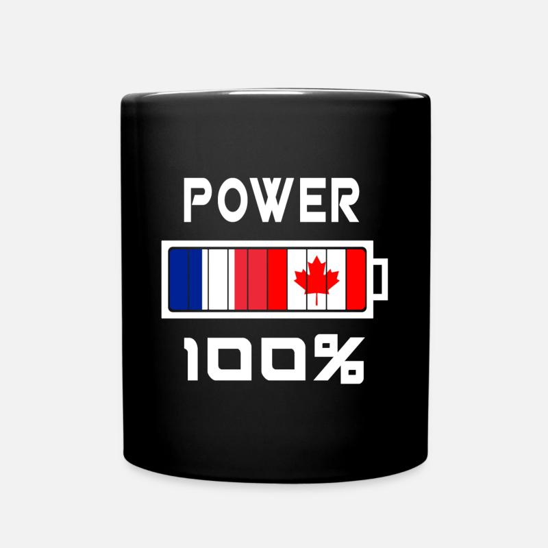Le Canada et la France sont au courant - Mug uni - noir