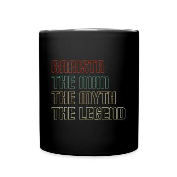 Coffee Coffee Bean Coffee Lovers - Full Colour Mug - black - Front
